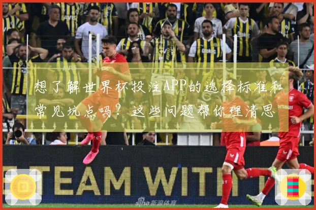 想了解世界杯投注APP的选择标准和常见坑点吗？这些问题帮你理清思路！